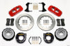Wilwood AERO4 Rear P-Brake Kit 14.00in Red Chevy C-10 2.42 Offset 5-lug - Wilwood - part 140-10941-R - TLNS Motorsports