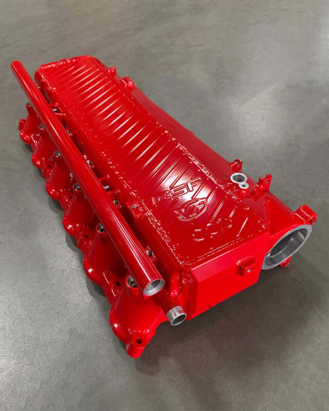 CSF Toyota A90/A91 Supra/ BMW G-Series B58 Charge-Air Cooler Manifold - Fire Engine Red - CSF - part 8200FER - TLNS Motorsports