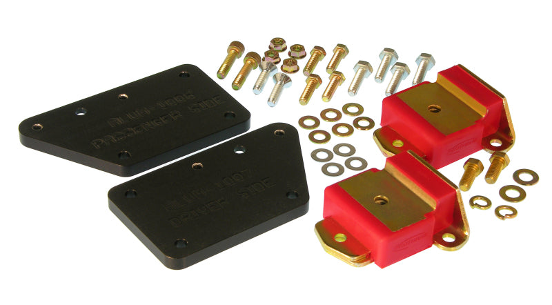 Prothane 63-72 GM Truck LS1 Adapter Plate Kit - Red - part 7-524 - TLNS Motorsports