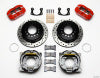 Wilwood Dynapro Low-Profile 11.00in P-Brake Kit Drill-Red Small Ford 2.66in Offset - Wilwood - part 140-11393-DR - TLNS Motorsports