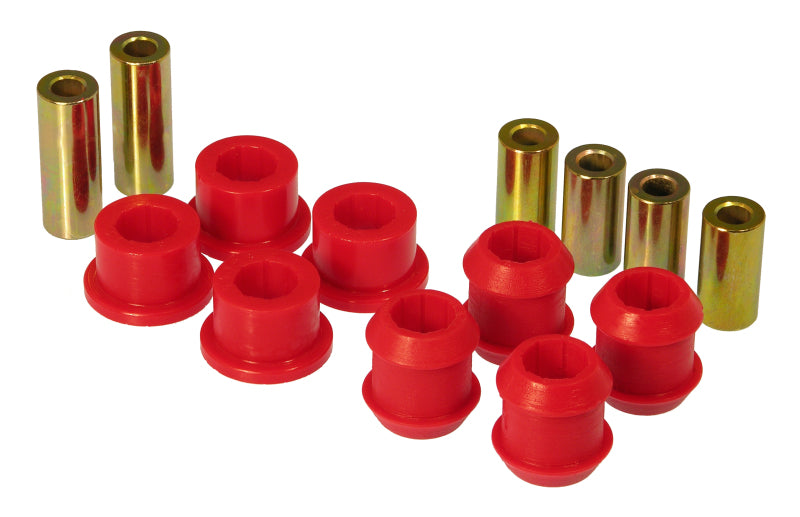 Prothane 88-91 Honda Civic Front Upper/Lower Control Arm Bushings - Red - part 8-202 - TLNS Motorsports