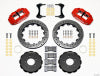 Wilwood Narrow Superlite 6R Front Hat Kit 12.88in Drill Red 2006-Up Civic / CRZ - Wilwood - part 140-11978-DR - TLNS Motorsports