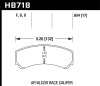 Hawk AP Racing/Alcon HPS 5.0 Brake Pads - Hawk Performance - part HB718B.654 - TLNS Motorsports