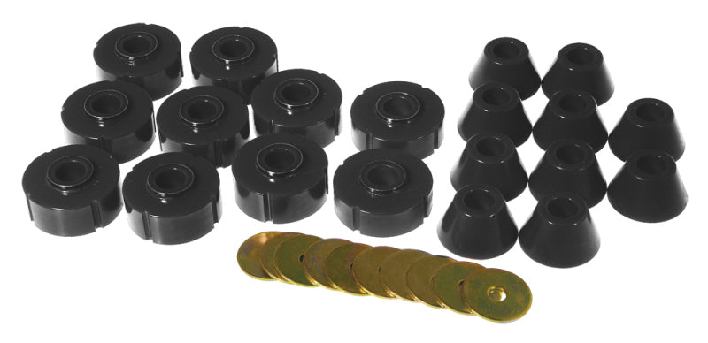 Prothane 78-80 Chevy K10 Blazer Body Mount Kit - Black - Prothane