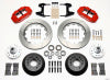 Wilwood Narrow Superlite 6R Front Hub Kit 14.00in Red 74-80 Pinto/Mustang II Disc Spindle only - Wilwood - part 140-9802-R - TLNS Motorsports