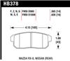 Hawk 03-07 RX8 HPS Street Rear Brake Pads (D1008) - Hawk Performance - part HB378F.565 - TLNS Motorsports