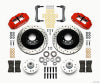 Wilwood Narrow Superlite 6R Front Hub & 1PC Rtr Kit 12.88in Drilled -Red 79-81 Camaro - Wilwood - part 140-12280-DR - TLNS Motorsports