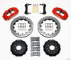 Wilwood Narrow Superlite 6R Front Hat Kit 12.88in Drill Red 88-93 Corvette C4 - Wilwood - part 140-8337-DR - TLNS Motorsports