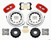 Wilwood AERO6 Front Hat Kit 14.00 Drilled Red 2007-2011 BMW E90 Series w/Lines - Wilwood - part 140-13582-DR - TLNS Motorsports