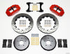 Wilwood Narrow Superlite 6R Front Hat Kit 13.06in Drill Red Nissan 370Z/Fiti G37 - Wilwood - part 140-11583-DR - TLNS Motorsports