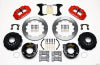Wilwood Narrow Superlite 4R Rear P-Brk Kit 12.88in Red Small Ford 2.50in Offset - Wilwood - part 140-9220-R - TLNS Motorsports