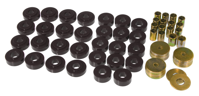 Prothane 65-67 GM Convertible Body Mount Kit - Black - part 7-122-BL - TLNS Motorsports