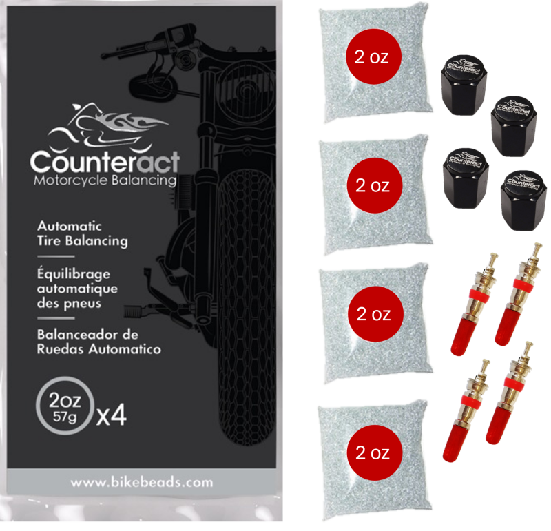 Counteract Motorcycle Balancing Bead Shop Pack (4) 2oz Bags - Counteract - part MK2oz - TLNS Motorsports
