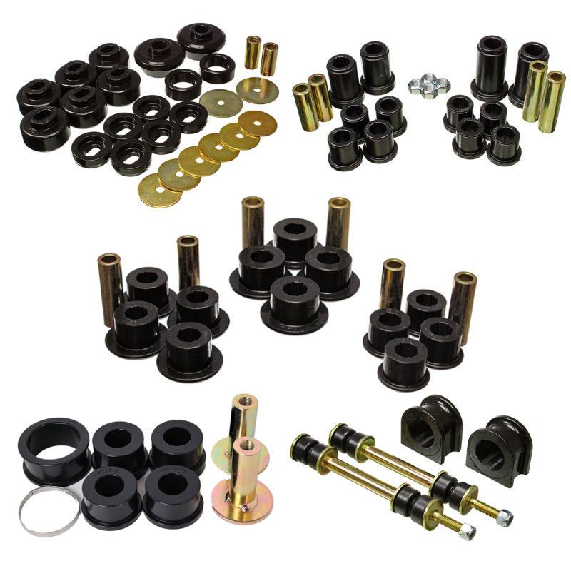 Energy Suspension 07-13 Chevrolet Silverado C1500 Master Set - Black - Energy Suspension - part 3.18137G - TLNS Motorsports