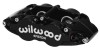 Wilwood Caliper-Narrow Superlite 4R - Black 1.12/1.12in Pistons 0.81in Disc - Wilwood - part 120-11876-BK - TLNS Motorsports