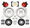 Wilwood Combination Parking Brake Rear Kit 12.88in Red 2013-Up Ford Focus ST w/ Lines - Wilwood - part 140-13031-R - TLNS Motorsports