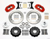 Wilwood Narrow Superlite 6R Front Hub Kit 14.00in Red 79-87 GM G Body - Wilwood - part 140-12299-R - TLNS Motorsports