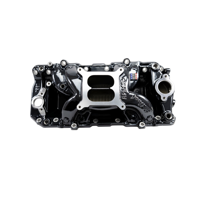 Edelbrock RPM Air-Gap Intake Manifold for Big-Block Chevy Oval Port - Black Plasma Finish - Edelbrock - part 7561-BP - TLNS Motorsports