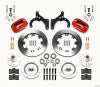 Wilwood Forged Dynalite Front Kit 12.19in Red 59-64 Chevy Impala / 63-64 Corvette - Wilwood - part 140-12459-R - TLNS Motorsports