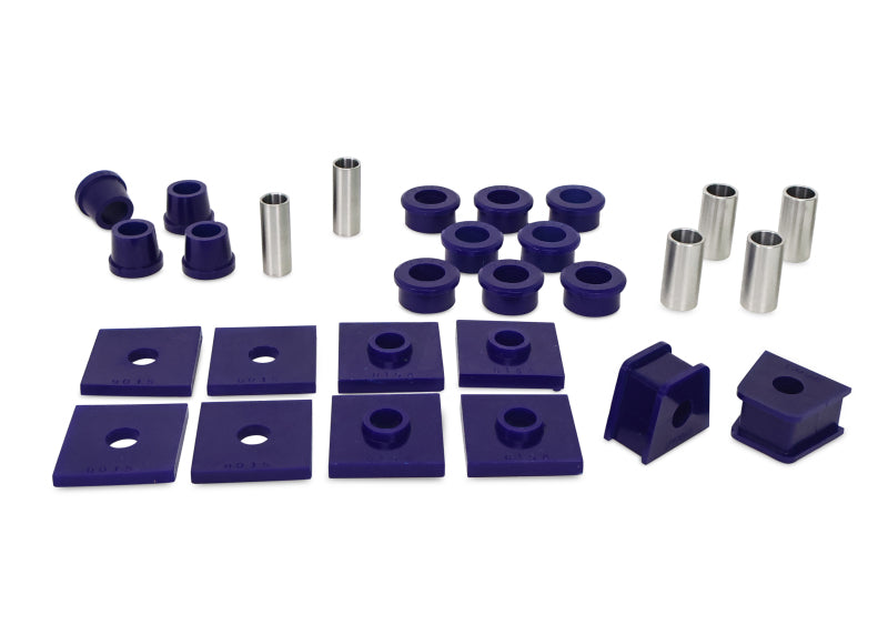 SuperPro 62-74 MG MGB Base Front Axle Bushing Kit MGB/GT/V8 Chrome Bumper Stainless Steel Hardware - Superpro - part KIT5119FSSK - TLNS Motorsports