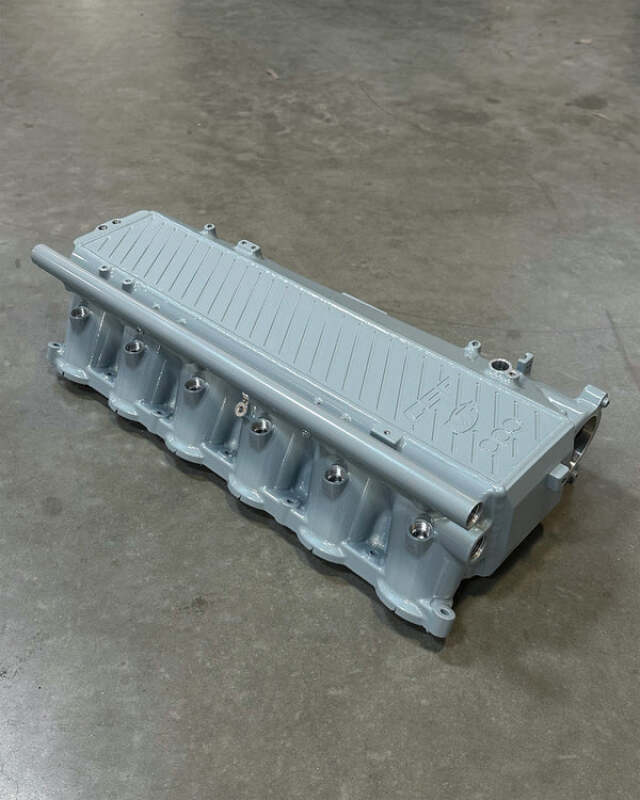 CSF Toyota A90/A91 Supra/ BMW G-Series B58 Charge-Air Cooler Manifold - Brooklyn Grey - CSF - part 8200BG - TLNS Motorsports