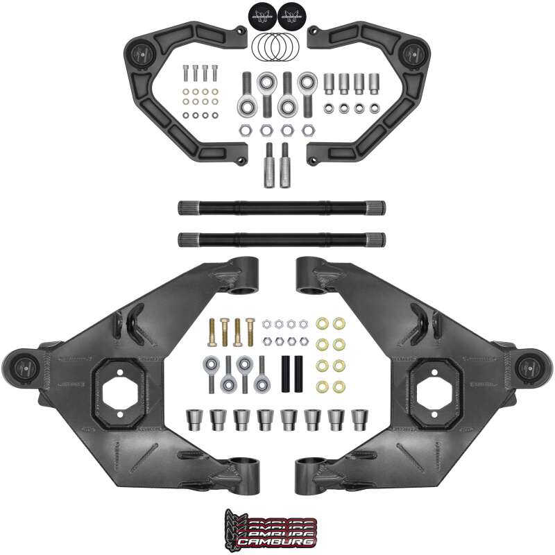 Camburg 21-25 Ford Bronco Trail Series L/T Kit w/ Axles (BILLET XJ UCA) (GRAY) - Camburg - part CAM-110243-KX-GRY - TLNS Motorsports