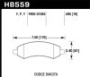 Hawk 06-16 Dodge RAM 1500 / 06-10 Mitsubishi Raider Super Duty Front Brake Pads - Hawk Performance - part HB559P.695 - TLNS Motorsports
