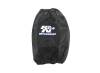 K&N Black Drycharger Round Tapered Custom Air Filter Wrap - K&N Engineering - part RF-1041DK - TLNS Motorsports