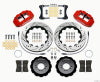 Wilwood Narrow Superlite 6R Front Hat Kit 14.00in Drilled Red 2008-up Hyundai Genesis Coupe w/Lines - Wilwood - part 140-13044-DR - TLNS Motorsports