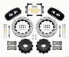 Wilwood AERO4 Rear Kit 14.00 Drilled 2007-2011 BMW E90 Series w/Lines - Wilwood - part 140-13583-D - TLNS Motorsports