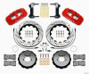 Wilwood AERO6 Front Hat Kit 14.00 Drilled Red 1999-2012 Subaru WRX w/Lines - Wilwood - part 140-12876-DR - TLNS Motorsports