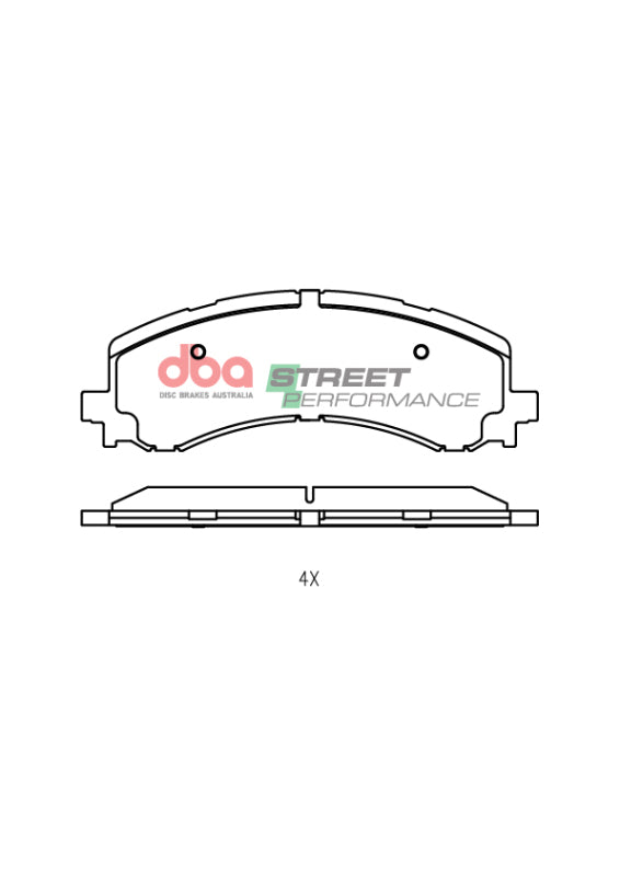 DBA 21-23 Ford F-150 (Excl Max Towing) Front SP Performance Brake Pads - DBA - part DB15285SP - TLNS Motorsports
