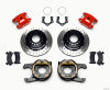 Wilwood D154 P/S P-B Kit Drilled-Red Mopar/Dana 2.36in Off w/Snap Ring Bearing - Wilwood - part 140-12214-DR - TLNS Motorsports