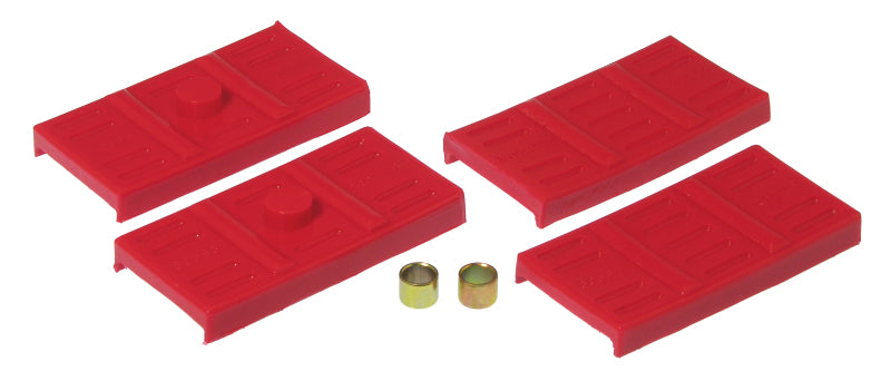 Prothane 67-69 GM F-Body Upper/Lower Spring Pad (Mono) - Red - part 7-1707 - TLNS Motorsports