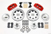 Wilwood Dynapro 6 Front Hub Kit 12.19in Drilled Red WWE ProSpindle - Wilwood - part 140-10741-DR - TLNS Motorsports