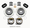 Wilwood Forged Dynalite P/S Park Brake Kit Drilled 12 Bolt 2.75in offset Staggered Shock - Wilwood - part 140-9315-D - TLNS Motorsports