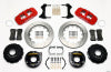 Wilwood AERO4 Rear P-Brake Kit 14.00in Red Chevy 12 Bolt w/ C-Clips - Wilwood - part 140-10943-R - TLNS Motorsports