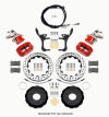 Wilwood Dynapro Radial4 / MC4 Rear Kit 12.88 Drilled Red 2006-15 Miata w/Lines & Cables - Wilwood - part 140-15034-DR - TLNS Motorsports