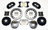Wilwood Narrow Superlite 4R Rear P-Brk Kit 12.88in Drilled Chevy 12 Bolt w/ C-Clips Staggered mt - Wilwood - part 140-10908-D - TLNS Motorsports