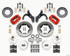 Wilwood Forged Dynalite Front Kit 11.00in Drill-Red 69-70 Impala Drum/Disc 69-82 Vette - Wilwood - part 140-12040-DR - TLNS Motorsports