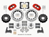 Wilwood Narrow Superlite 6R Front Hub Kit 14.00in Drill Red 65-72 CDP C Body -Drum - Wilwood - part 140-15200-DR - TLNS Motorsports