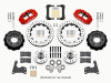 Wilwood Narrow Superlite 6R Front Hub Kit 12.88in Drill Red 65-72 CDP C Body -Drum - Wilwood - part 140-15199-DR - TLNS Motorsports