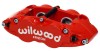 Wilwood Caliper-Narrow Superlite 4R - Red 1.75/1.75in Pistons 1.10in Disc - Wilwood - part 120-11784-RD - TLNS Motorsports