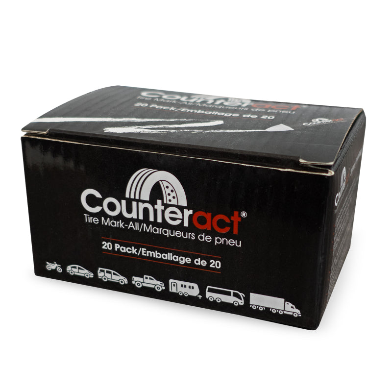 Counteract Mark-All Tire Crayon - White - 20 Pack - Counteract - part TC20 - TLNS Motorsports
