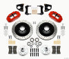 Wilwood Narrow Superlite 6R Front Hub & 1PC Rtr Kit 12.88in Drilled -Red 62-72 CDP B & E Body-Drum - Wilwood - part 140-12282-DR - TLNS Motorsports