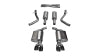 Corsa 2015-2017 Dodge Challenger Sport Cat-Back Dual Rear Exit with Twin 3.5in Black Pro-Series - CORSA Performance - part 14986BLK - TLNS Motorsports