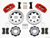 Wilwood Dynapro 6 Front Hat Kit 12.19in Drilled Red 2011 Fiesta - Wilwood - part 140-11899-DR - TLNS Motorsports