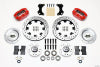 Wilwood Dynapro Dust-Boot Front Kit 12.19in Drilled-Red WWE ProSpindle - Wilwood - part 140-13346-DR - TLNS Motorsports
