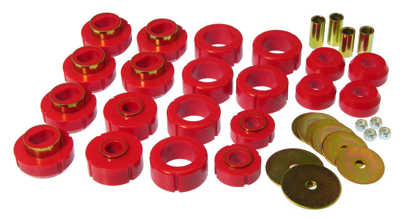 Prothane 81-91 Chevy K10 Blazer Body Mount Kit - Red - Prothane