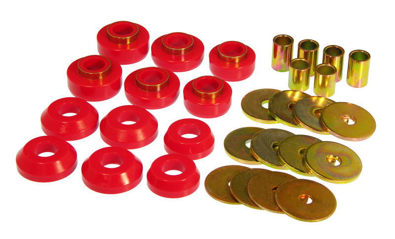 Prothane 76-81 GM Firebird / Trans Am Body Mount - Red - part 7-127 - TLNS Motorsports